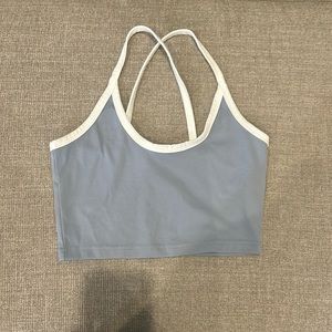 SHEIN blue crop top size XS